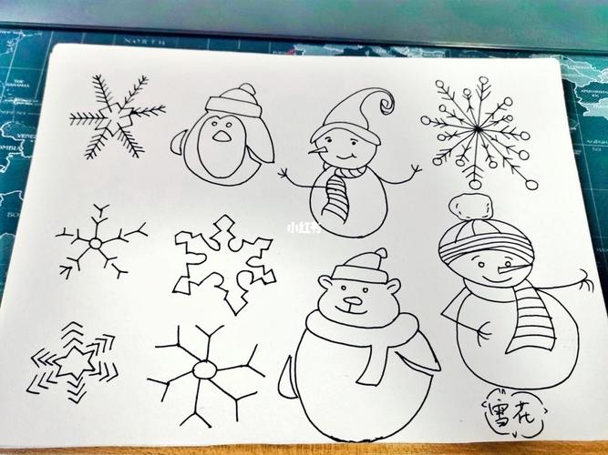 幼师day258---简笔画:雪_简笔画_幼师_冬天去哪玩_文化_绘画