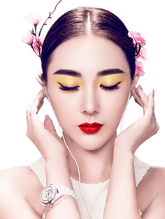 美妆模特-姐已扣好