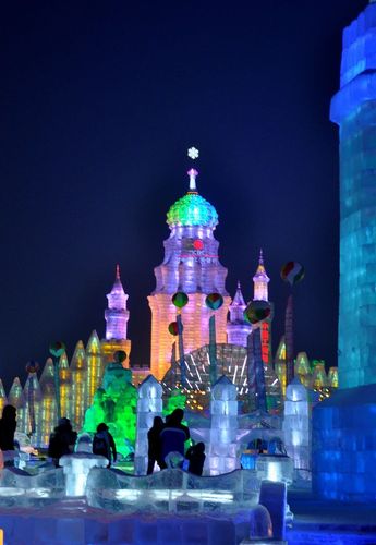 哈尔滨冰雪大世界《夜景》