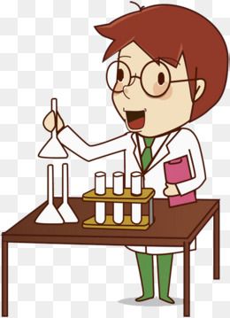 01m 清晰度:高清 卡通 手绘 实验室 科技 商务 漫画手绘实验员 png