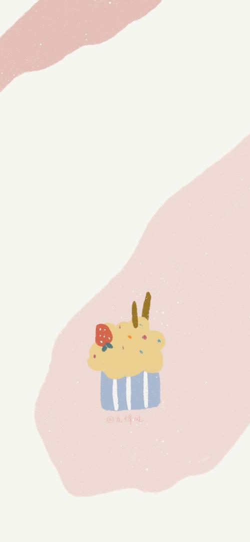 元气可爱手绘手机壁纸_可爱_手机壁纸下载_美桌网