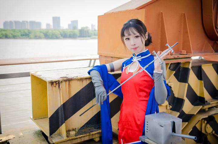 上海零域战舰少女逸仙cosplay