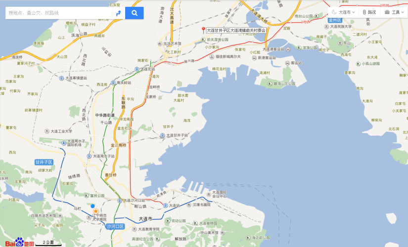 大连湾镇前关村前沿的具体位置