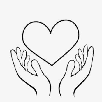 众手托起简笔画