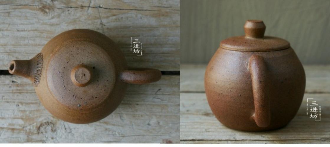 三进坊云南手工土陶粗陶复古无釉柴烧素烧陶器功夫茶壶茶具包邮_7折