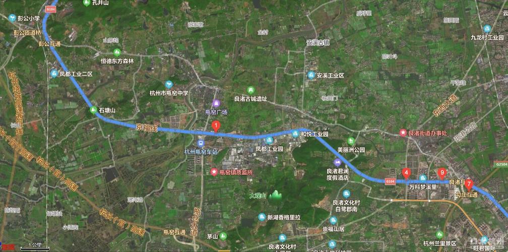 良渚104国道南移利空万科大溪谷