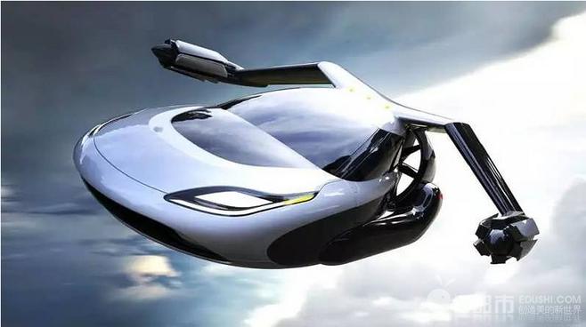 这才是高科技会飞的汽车来啦会飞的汽车儿童简笔画图未来的汽车儿童