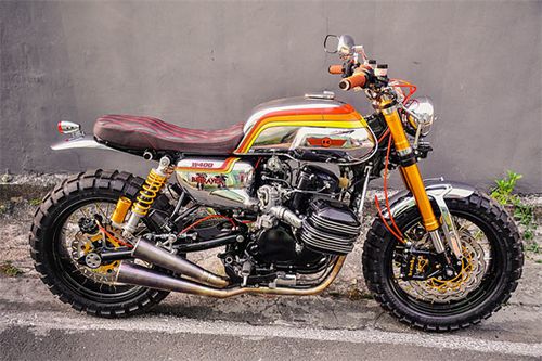 爆改川崎kawasakiw400scrambler