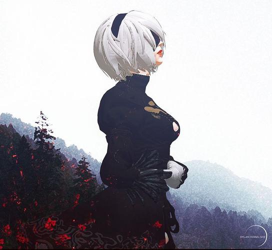 nierautomata - 2b, dylan kowalski : quick fan art of 2b