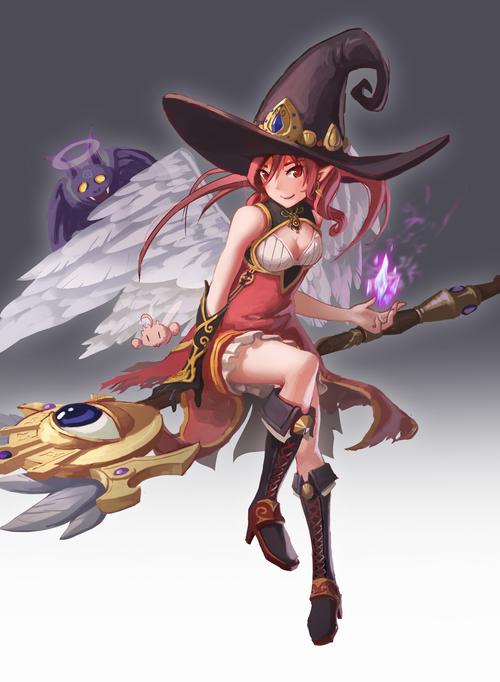 日韩风人物设计练习 女魔法师