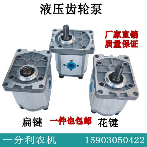 液压油泵cbnf306314316320f325液压齿轮泵花键单键扁键