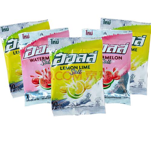 荷氏薄荷糖28g*10包海盐何氏薄荷学生强劲清凉糖果多口味 海盐柠檬28g