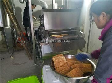 hj-yz300 馓子油炸线 全自动馓子油炸流水线