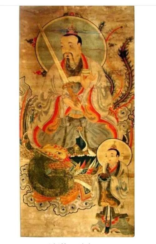 道教九凤破秽存思之九凤真人法相图