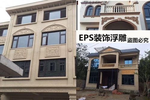 eps线条窗套门别墅外墙装饰弧形窗eps宝石拱心石自粘