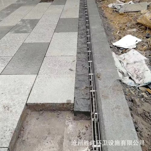 定制树脂混凝土线性排水沟广场路边成品排水沟缝隙式排水沟可