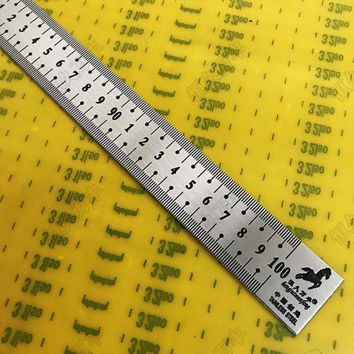 正品 不锈钢直尺 加厚尺子 钢板尺 刻度尺 公制 公英制 木工尺