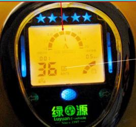绿源电动车yia-816bt 仪表盘显示的都是什么玩意啊?