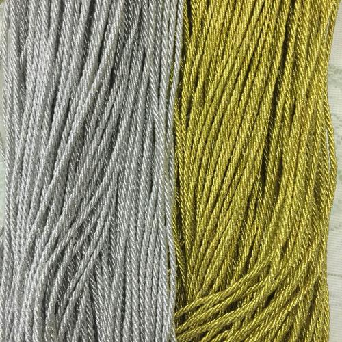 3mm金丝三股绳 包芯线金色银色扭绳 包袋手提绳子 圣诞装饰绳挂绳