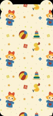 【iphone x 小耳朵壁纸】