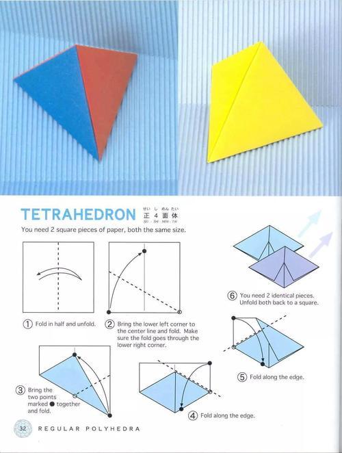 正四面体折纸展开图 第1页