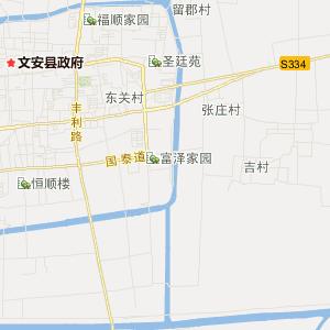 廊坊市文安县地图