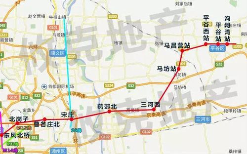 最新燕郊地铁设哪些站附线路图