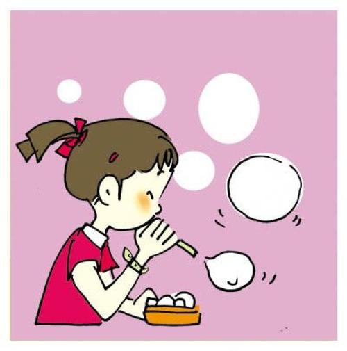 吹肥皂泡 怀旧指数:★★★★★ 把妈妈洗衣用的肥皂头用水化开,浓浓的