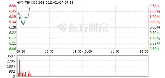 长荣股份2月7日快速回调