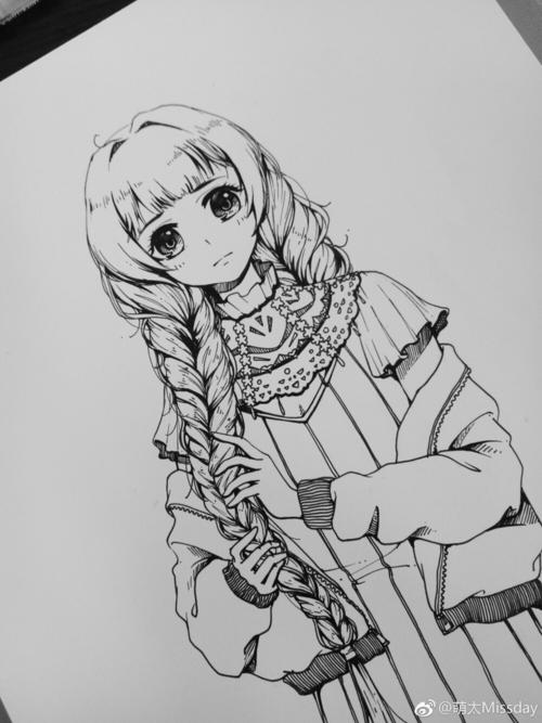 临摹素材 转自贴吧见水印