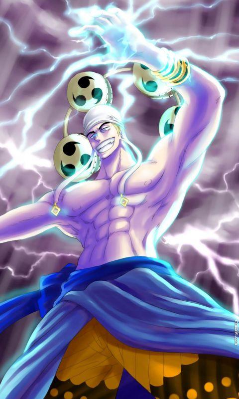 海贼王空岛用雷电的天上神艾尼路手机壁纸高清(2)