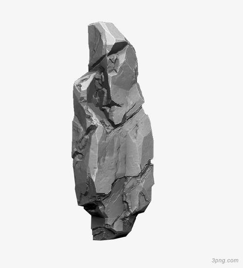 自制假石头png素材透明免抠图片装饰效果
