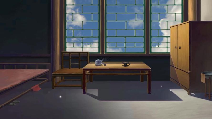 戏曲背景古代穷人家卧室2(粒子)_1920x1080_高清视频