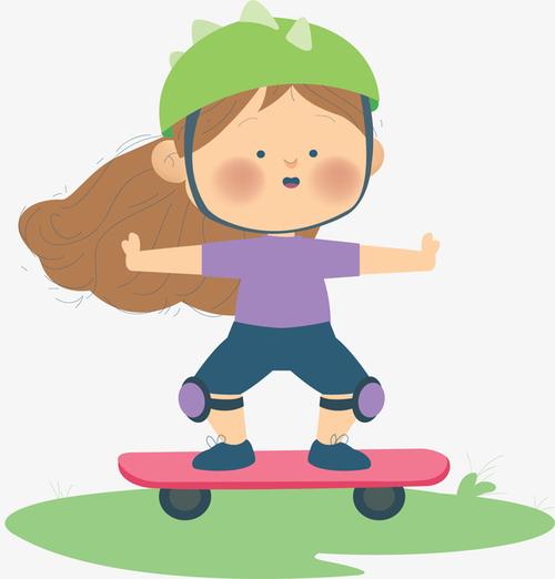 户外运动玩滑板的人