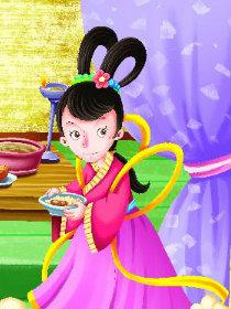 儿童田螺姑娘连环画简笔画