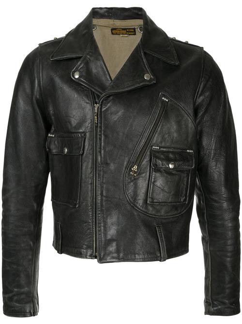 fake alpha vintage 1940s harley davidson motorcycle jacket