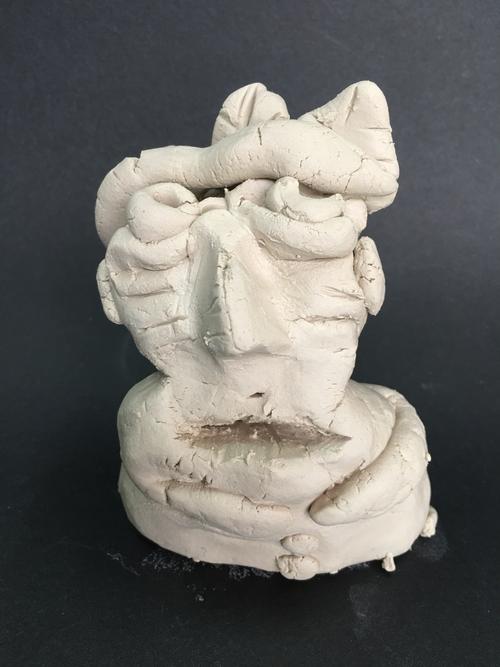 陶泥作品(最后成品上颜色)