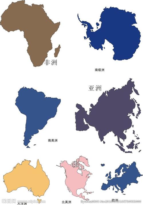 七大洲图片