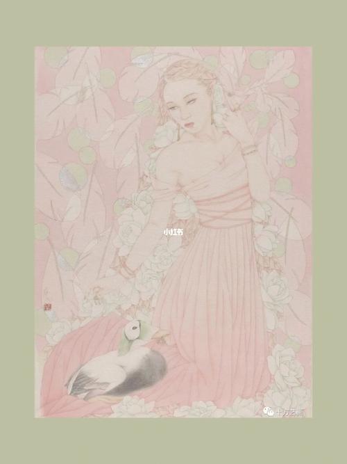 顾艺帆 工笔人物作品_工笔画_美术_中国美术学院_人文