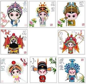 武生和花旦卡通头像