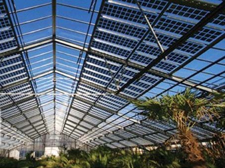 光伏农业蔬菜大棚棚顶500kw太阳能光伏发电系统解决方案