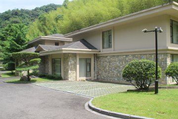 宁海南苑温泉山庄【周末价】竹园别墅 露天温泉16份