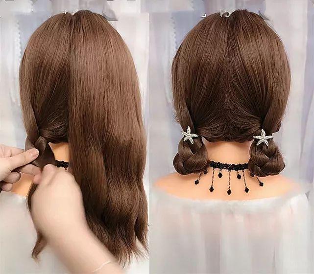 短头发怎么编10款最in短发编发慵懒风编发超级好看