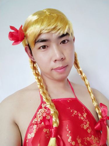 万圣节搞笑恶搞服装小品公司年会表演装扮村姑假发麻花辫子假发好不好