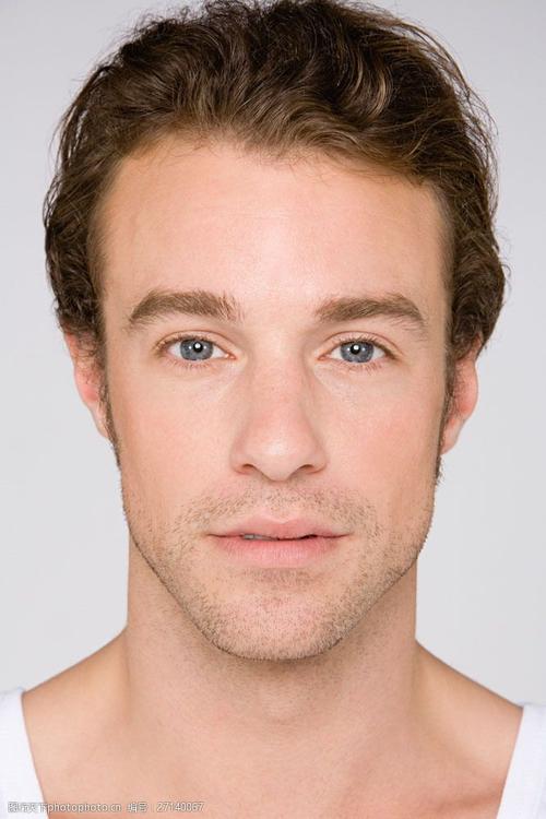 设计图库 高清素材 人物 关键词:蓝色眼睛的外国男人面部图片素材