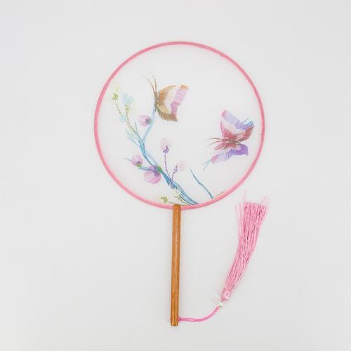 扇团扇古风团扇汉服古风扇团扇女宫扇古风团扇古风汉服长柄团扇三维