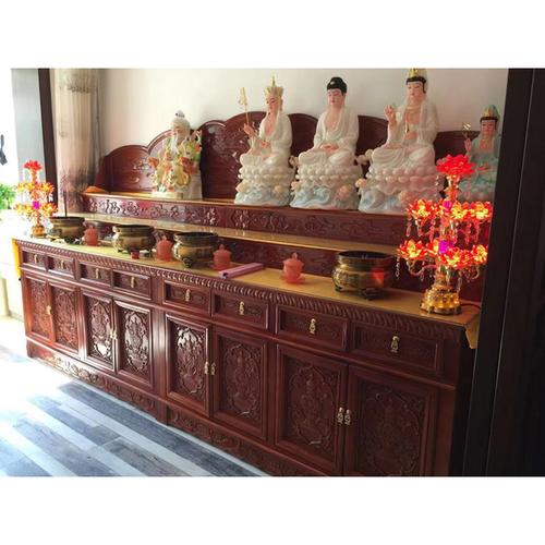 购客藏式泰式大佛龛柜佛堂立柜定做神坛供桌神台守竟┓钐ü┓鹱雷