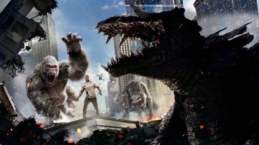 电脑壁纸 影视 欧美影视 狂暴巨兽(2018)