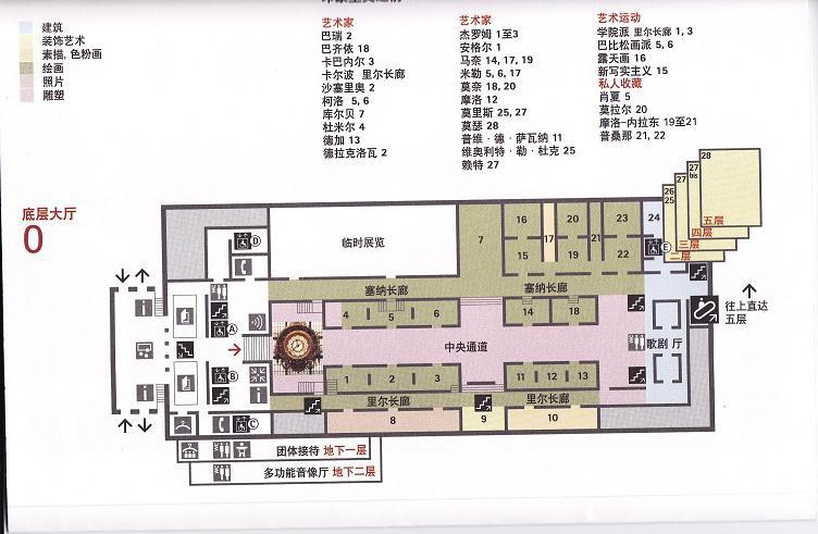 我得找找我的卢浮宫的简介图,不过,没有中文的,这个是奥赛更厉害.