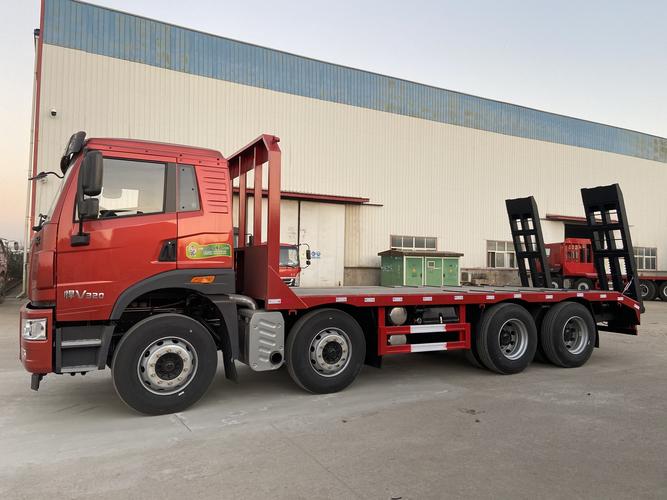 解放平板运输车解放悍v前四后八平板运输车